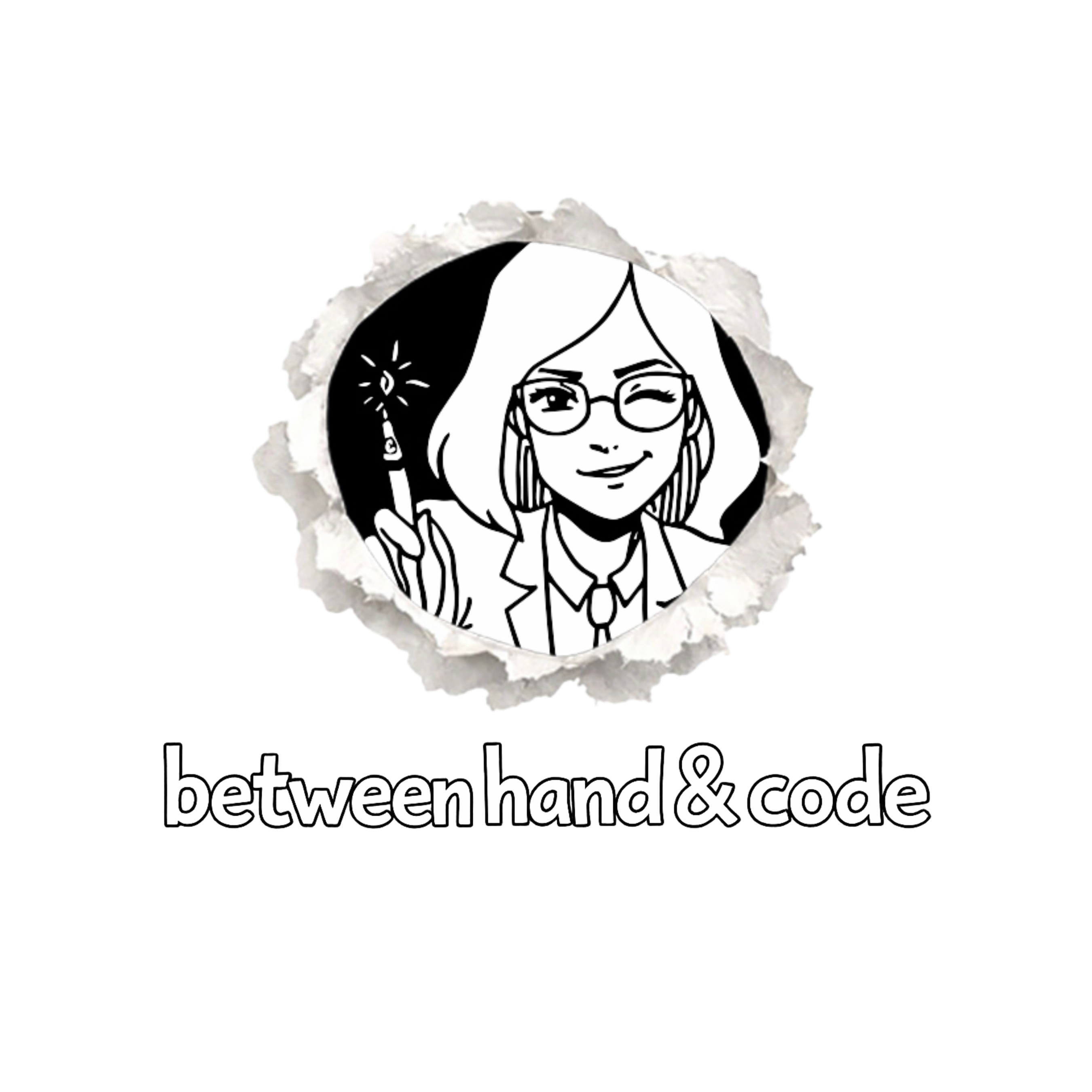 between hand & code
